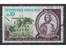 Timbre Obli. YT 1610 Napoléon Bonaparte 1969
