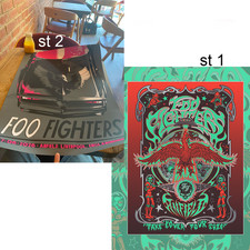Foo Fighters Liverpool UK Anfield Stadium On 27 Jun 2026 Black Mustle Car Poster