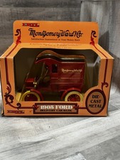 ERTL 1905 Ford Delivery Car Bank Montgomery Ward Co Die-Cast Metal 1/25 NIB