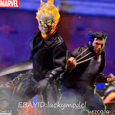 MEZCO Ghost Rider Ghost Motorcycle 1/12 Action Figure In MEZCO Ghost Rider Ghost Motorcycle 1/12 Action Figure In