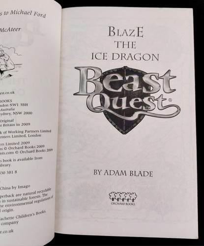 Beast Quest: The Amulet Of Avantia Series 4 by Adam Blade Paperbacks - Picture 18 of 22