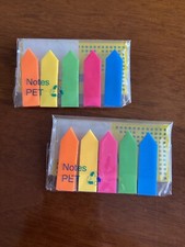 Lot de 5 x2 balises de page notes autocollantes
