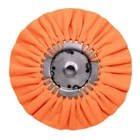 renegade buffing wheel polishing orange 9" car truck semi aluminium cut new