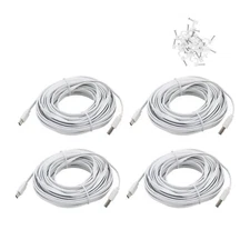 4 Pack 25 ft USB C Cable -C Extension Cord for CCTV WiFi Security Camera Flat...
