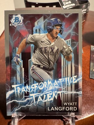 2023 Bowman Draft - Wyatt Langford Transformative Talent #TT-18 RC