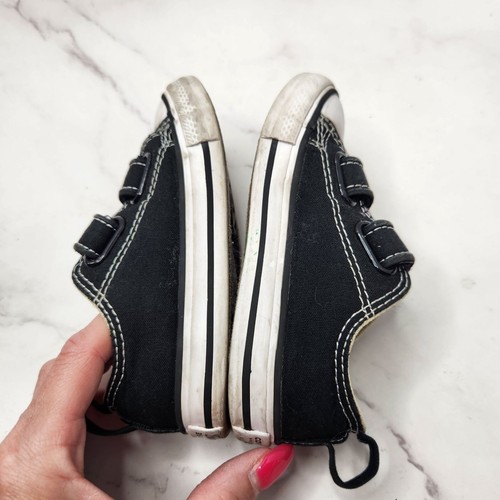 Converse All Star Low Top Black Sneakers Flats Walking Shoes Toddler Boys 7 - 第 5/10 張圖片