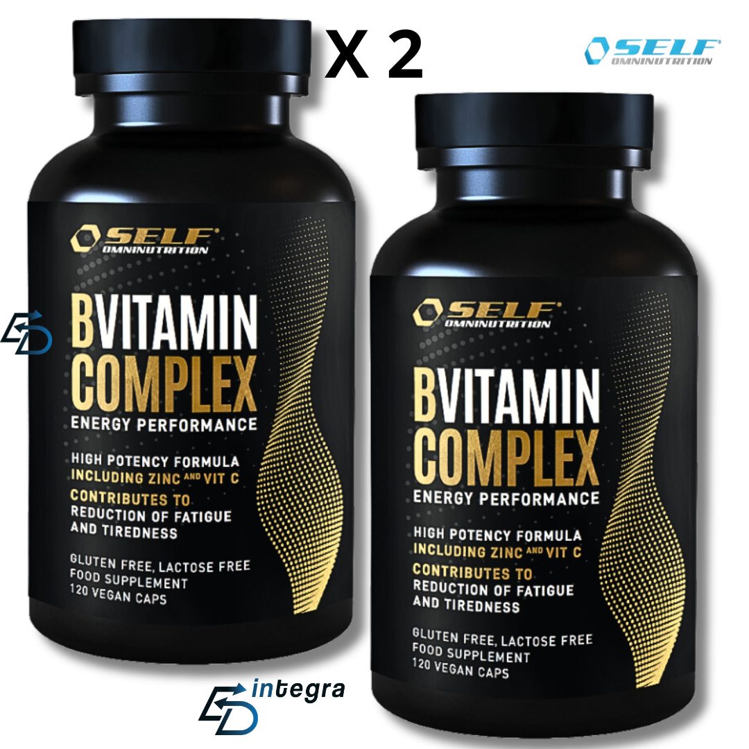 SELF OMNINUTRITION - B-Complex Vitamina C + Zinco 120 cps x 2 Complesso B