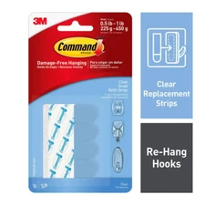.5 Lb. - 1 Lb. Small Clear Refill Strips (16 Strips)