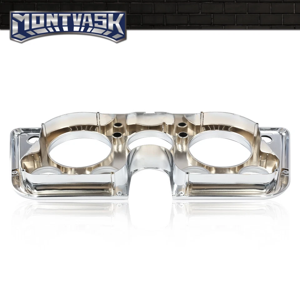 Instrument Panel Dash Bezel w/ 7 Hole Fit For 1967-1972 Chevrolet GMC C10 Truck - Image 4 of 4