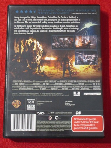 OUTLANDER 2008 DVD HORROR ACTION JAMES CAVIEZEL RON PERLMAN CULT RARE OOP - Picture 2 of 2