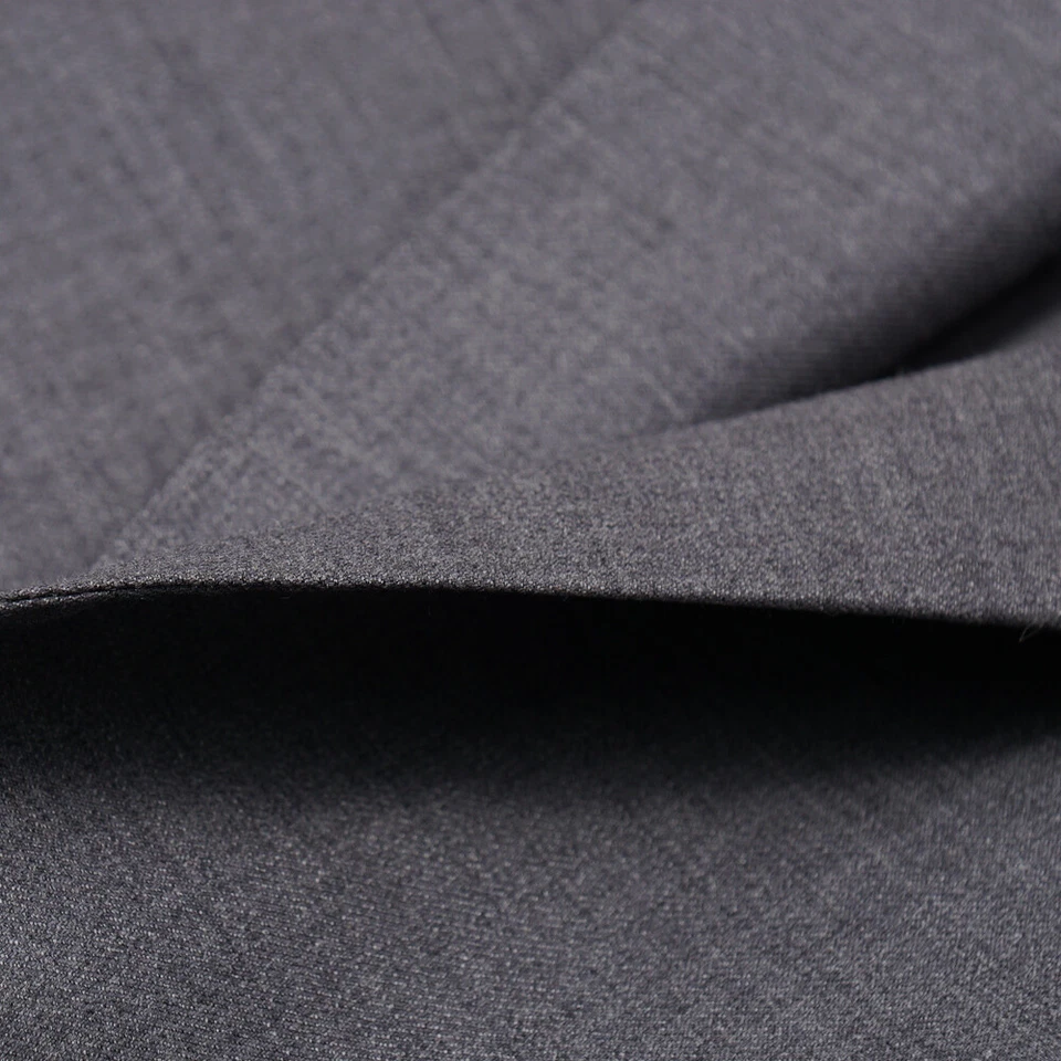 Abrigo deportivo de lana superfina gris liso 42 R (UE 52) DOMENICO VACCA $3600 NUEVO CON ETIQUETAS Foto 2 de 4