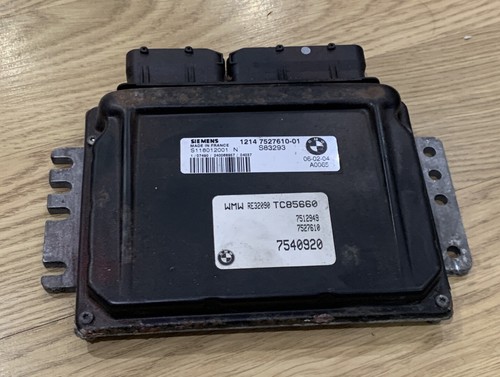 BMW Mini Cooper S R53 Benzin Steuergerät Motorsteuergerät DME Schaltgetriebe 7540920 S83293