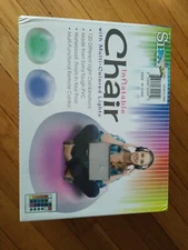Simi Inflatable Chair w/Multi-Colored Lights & Remote Control Chair Gaming Tv