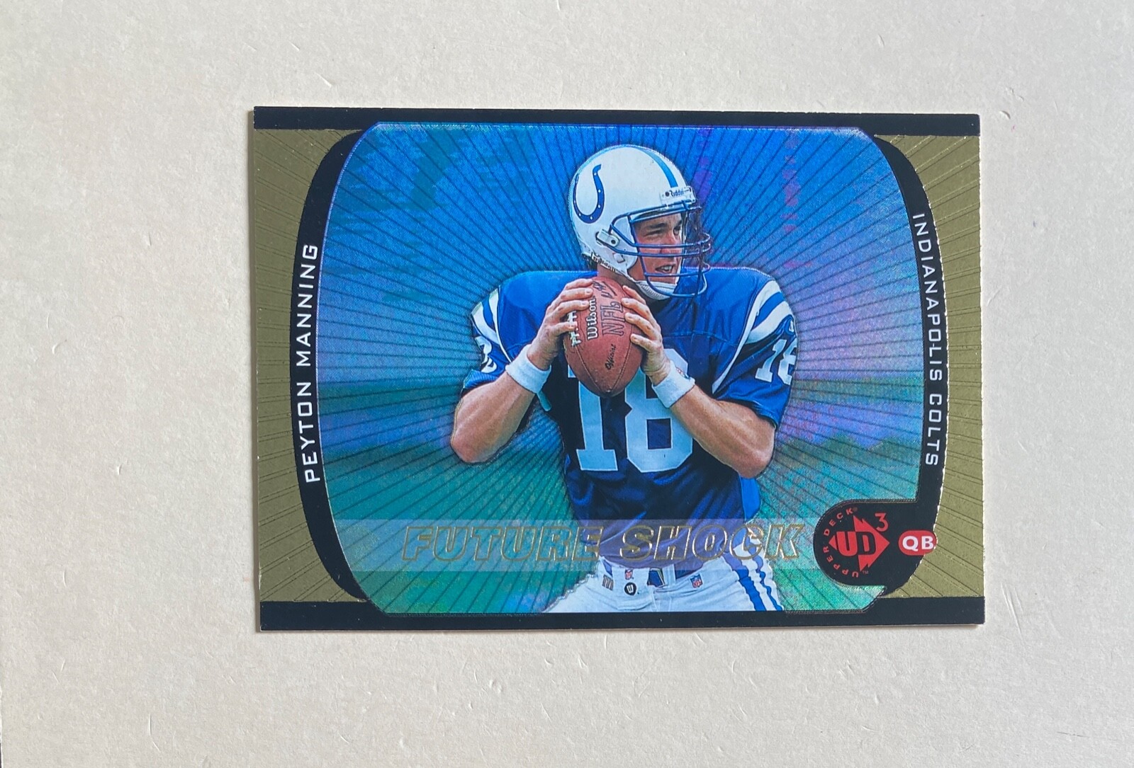 1998 UD3 Future Shock #181 Peyton Manning RC #P9057