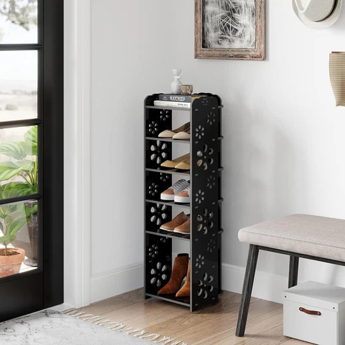 5/6/7/8 Ebenen Schuhregal Ablagegestelle Schuhablage Schuhschrank Platzsparend - Bild 37 von 72