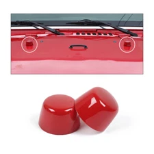 Red Engine Hood Rubber Head Cover Trim For Jeep Wrangler JK 2007-17 Accessories 