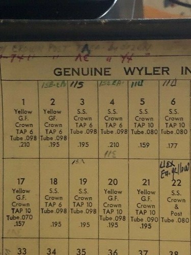 Coronas de reloj Wyler genuino firmado de colección de nuevo de lote antiguo (precio por UNA corona) - Imagen 2 de 29