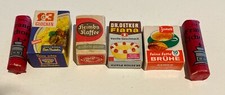 Antique German cardboard miniature Doll house Store Kitchen Shop food Box CHOICE