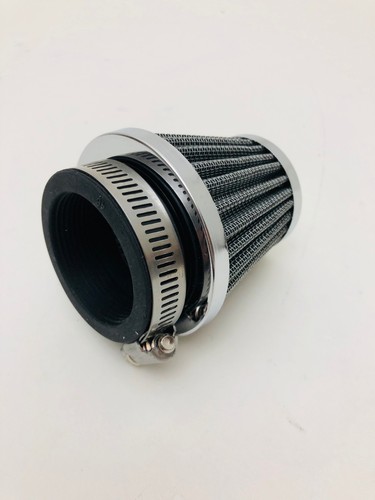 FILTRO ARIA CONICO CROMATO FILTER CARBURATORE DIAMETRO 46 MM NUOVO - Picture 2 of 3
