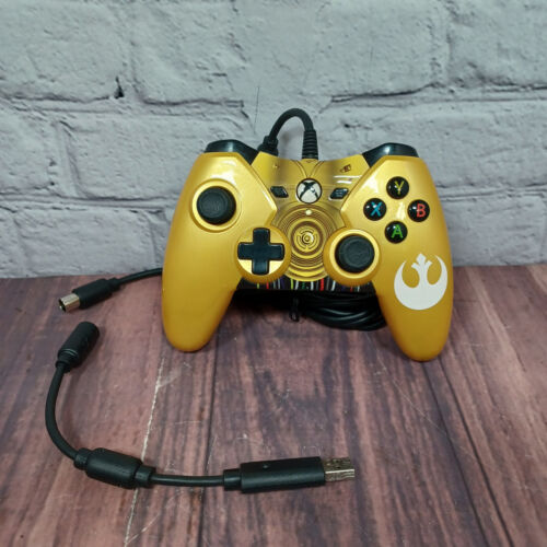 Microsoft Xbox One PowerA Star Wars C-3PO kabelgebundener Controller mit Kabel 1346055-01 - Bild 1 von 10