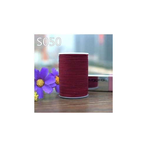 Professional 3 Strands Waxed Lined Thread 0.65mm 85M hand sewing leathercraft - Picture 14 of 49