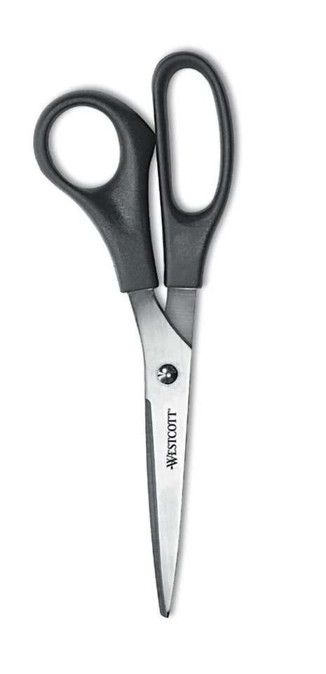 New Lot Of 2 Westcott 8" All Purpose Stainless Steel Shear Scissors - Image 4 of 4