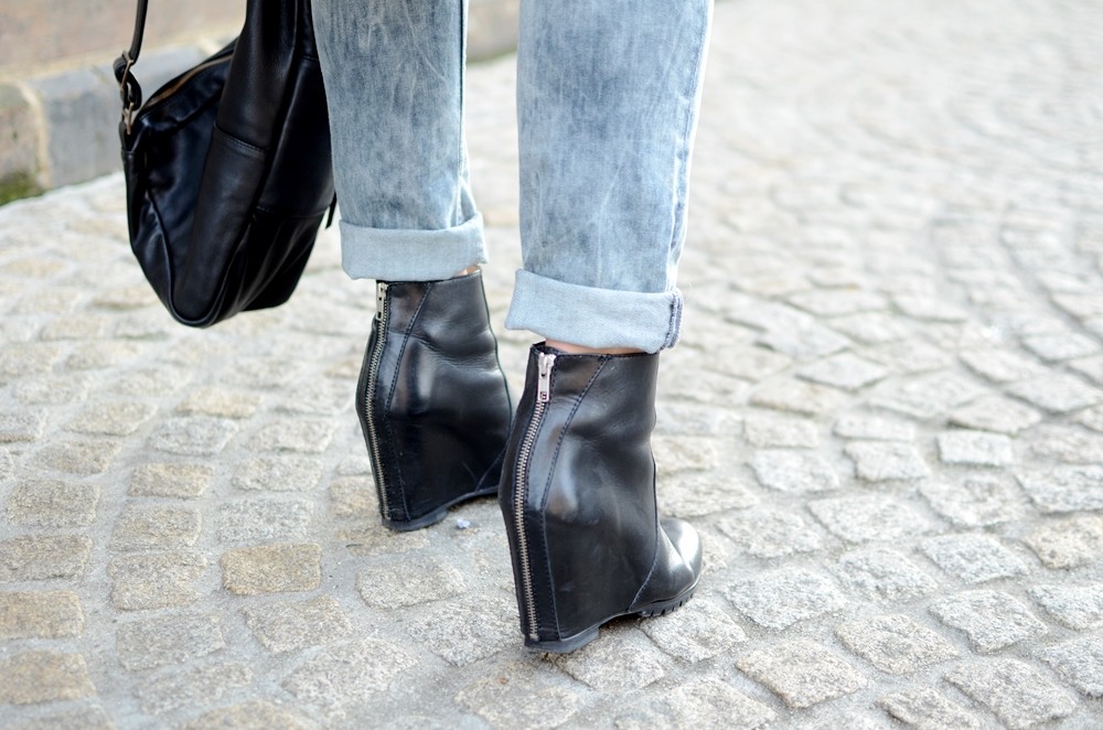 MINIMARKET Wedge Zip Black Ankle Boots - EU 38 - - - Fits AU US Size 7 - 469 3dbb72 MINIMARKET Wedge Zip Black Ankle Boots - EU 38 - - - Fits AU US Size 7 - 469 3dbb72