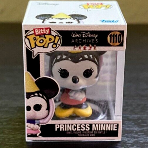 "Funko Bitty Pop Disney Princess Minnie Mouse Micro 0,75\" Figur Brandneu"-image