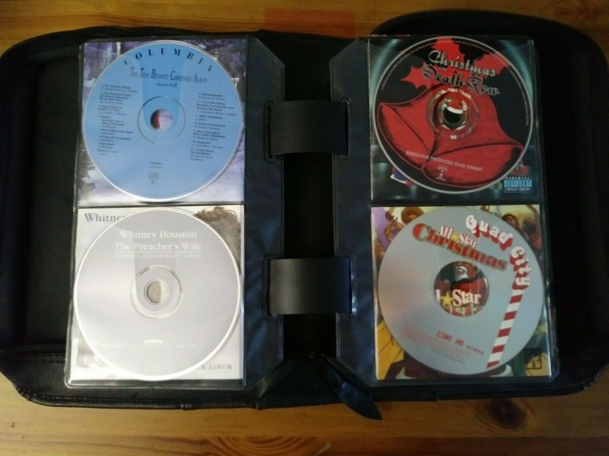 CD Book Black 56 Used CDs 36 Empty Slots Various Artists CD Book Black 56 Used CDs 36 Empty Slots Various Artists