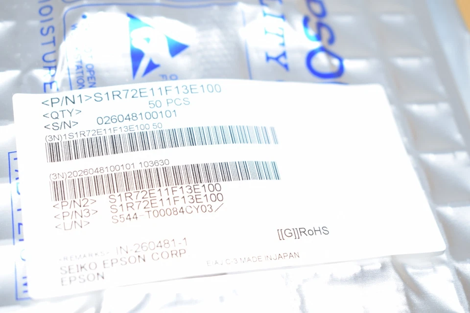 Lote de 50 NUEVO Epson ICs S1R72E11F13E100 Tarjeta SD Controlador Host Foto 2 de 4