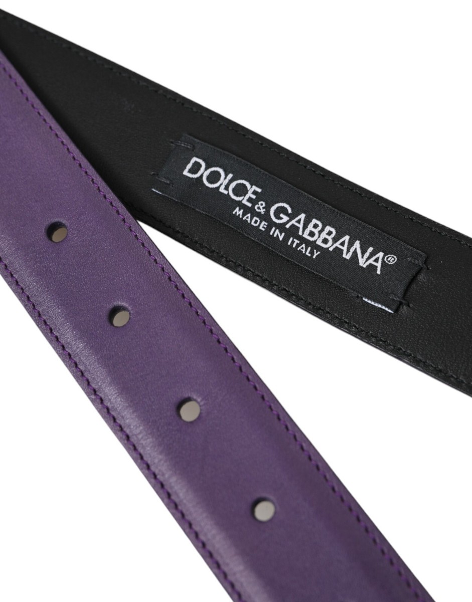 DOLCE & GABBANA DARK MAGENTA CLASSIC BELT | WOMENS SIZE 95CM Dolce&Gabbana Leather Red Belts for Women for sale | eBay main image 3