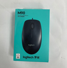 Logitech M90 Wired Mouse Black 910-001970 - NEW