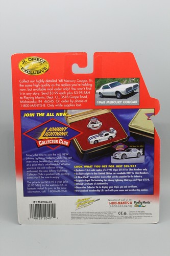 JOHNNY LIGHTNING MUSCLE CARS USA 1967 OLDS 442 YELLOW W/CARD 1:64 NOC - Picture 3 of 3