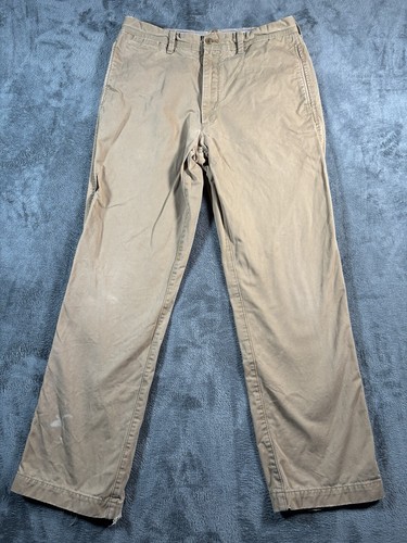 Timberland, VINTAGE Timberland Pants Mens 34x34 Chino Khakis Relaxed Fit Tan Low Rise Y2K