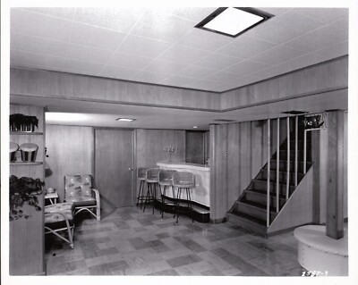 VINTAGE PHOTOGRAPH DRUCKS MOD BONGO BAMBOO HOME BAR ARCHITECTURE WISCONSIN PHOTO
