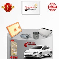 Inspektionskit 4 Filter Und ÖL VW Scirocco 1.4 TSI 110KW 150CV Von 2015-