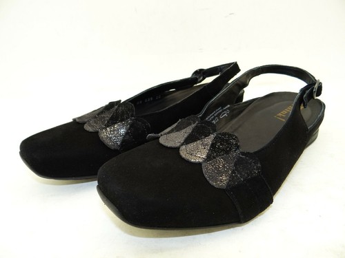 Sandali Think Gaudi sandali scarpe basse scarpe donna taglia 38 neri - Foto 5 di 11