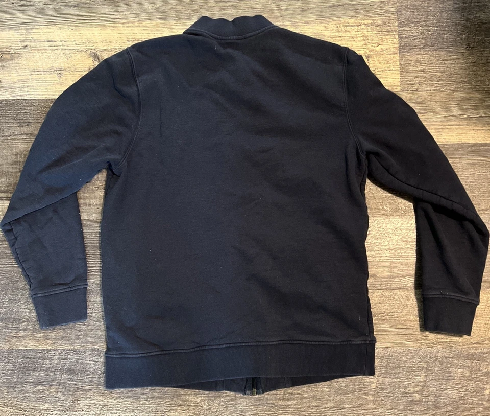 Suéter grande de algodón azul marino con cremallera completa Mountain Hardware para hombre Foto 4 de 4