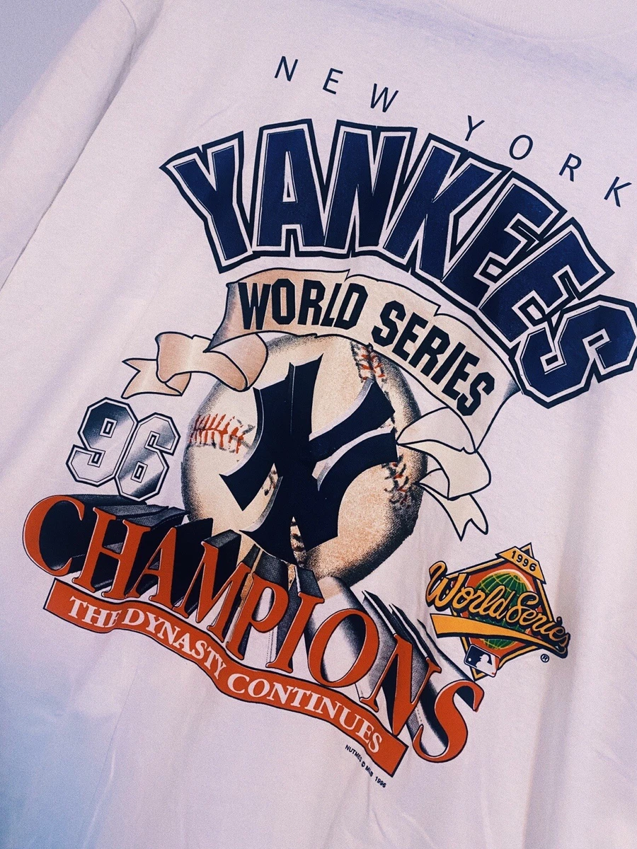 Vintage 80s 90s New York Yankees MLB Baseball T Shirt Trench Sports  American USA