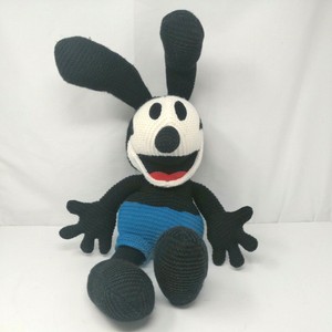 Disney Parks Oswald The Lucky Rabbit Crochet Knit Plush Doll 26