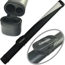 CUESOUL Soocoo Series 2x4/2x2 Hard Pool Cue Case One Size, 1x1-White Black 