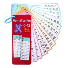 14pcs Multiplication Flash Cards 0-12 Times Table Math Medium