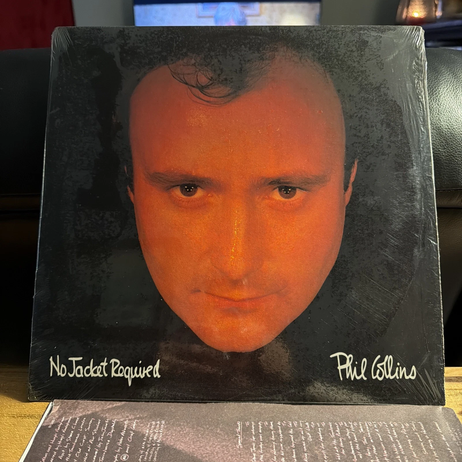 Vintage Phil Collins- No Jacket Required-LP 1985 Atlantic 81240-1-E record