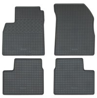 GummifußMatten FüR Nissan Micra K13 Ab 2010- Passform FußMatten Gummimatten 4Tlg