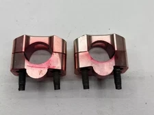 1990 Honda CR125 Bar Mount Risers Set Handlebar Clamps Assembly Stock Dirt Bike