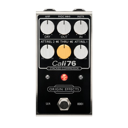 Origin Effects Cali76 Stacked Compressor V2 Effects Pedal, Black