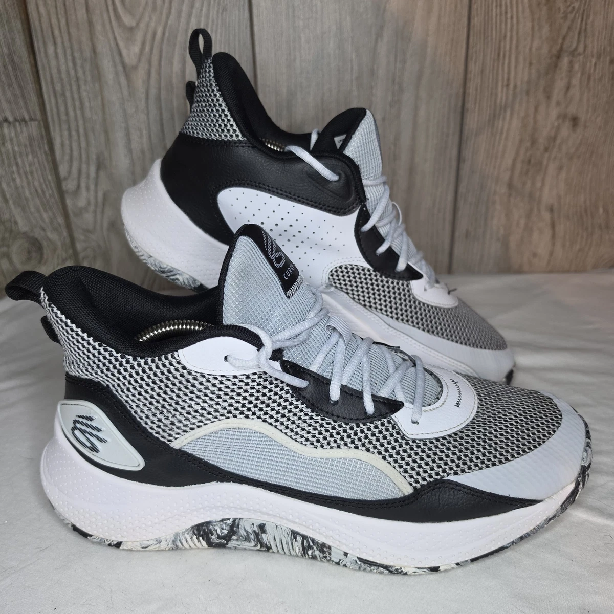 Under Armour Curry 3 Low Black White for sale | eBay