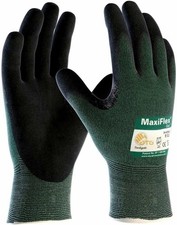 ATG 34-8743/L MaxiFlex Cut - Black Micro-Foam Nitrile Coated Palm And Fingers...