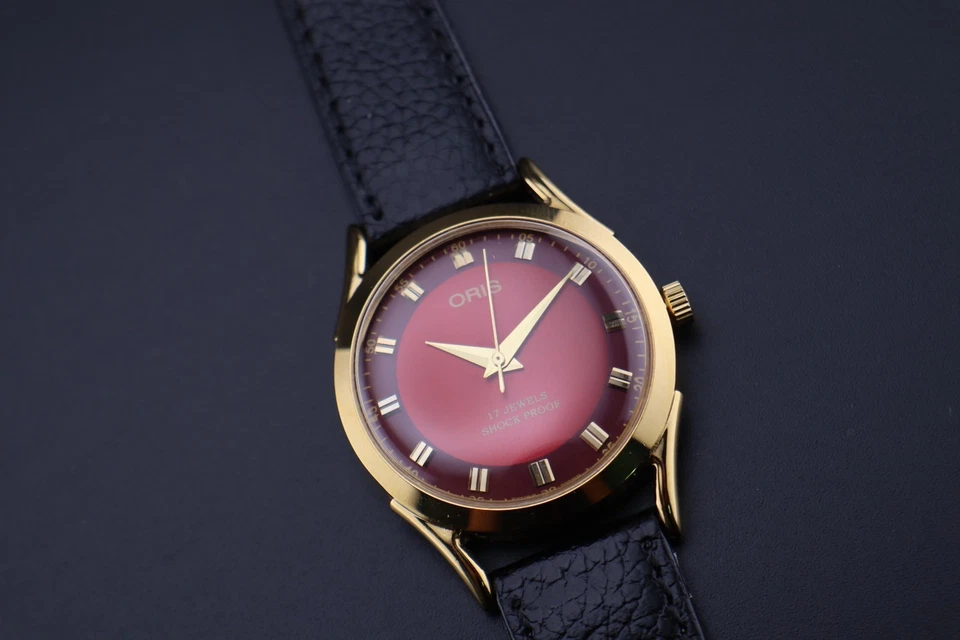 Reloj de pulsera vintage ORIS suizo cuerda manual clásico mecánico coleccionable para hombre Foto 4 de 4