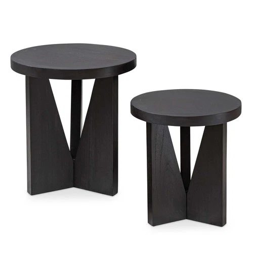 Nadette - 21.5 inch Nesting Tables (Set of 2) Accent Furniture Uttermost 25467 - Picture 1 of 10